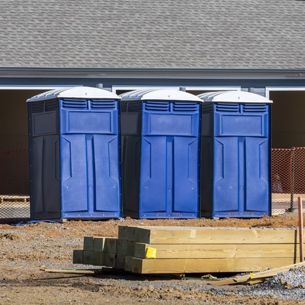 how can i report damages or issues with the portable restrooms during my rental period in Bude Mississippi